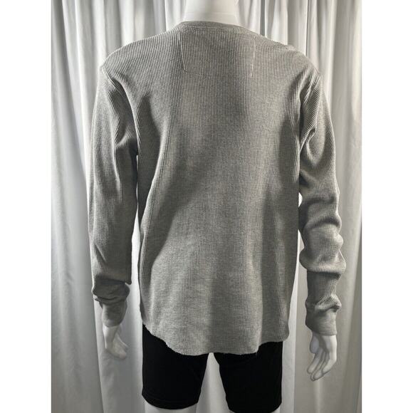 Red Camel Graphic Waffle Long Sleeves T Shirt, Gray & Blue, Sz: L, 76-32 - Picture 7 of 16